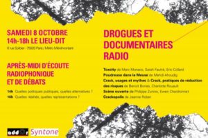 flyer "drogues et documentaires radio"